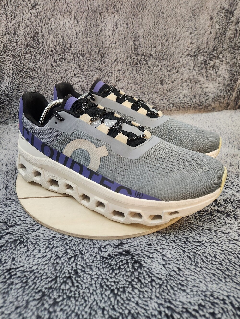 ON Cloud Running Cloudmonster Monster Mist Blueberry Men's Size 12